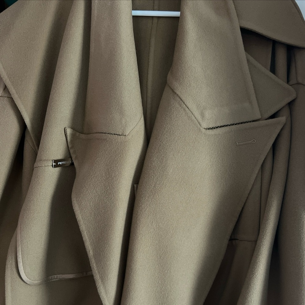 PETER DO BRAND NEW WITH TAGS CAMEL WOOL DETACHABLE COAT